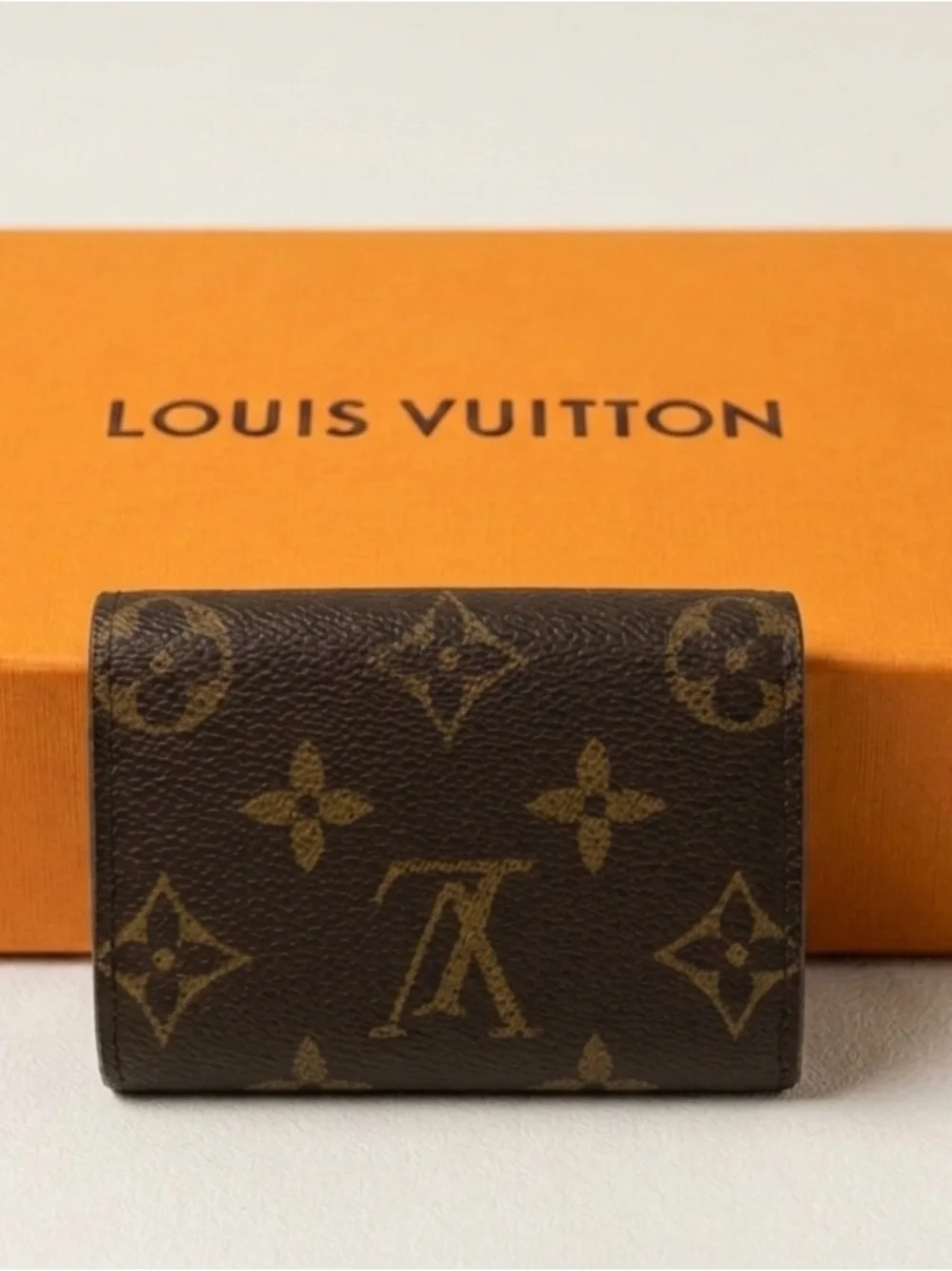 🤎💛🤎Louis Vuitton Monogram Porte Monnaie Plat Coin Purse🤎💛